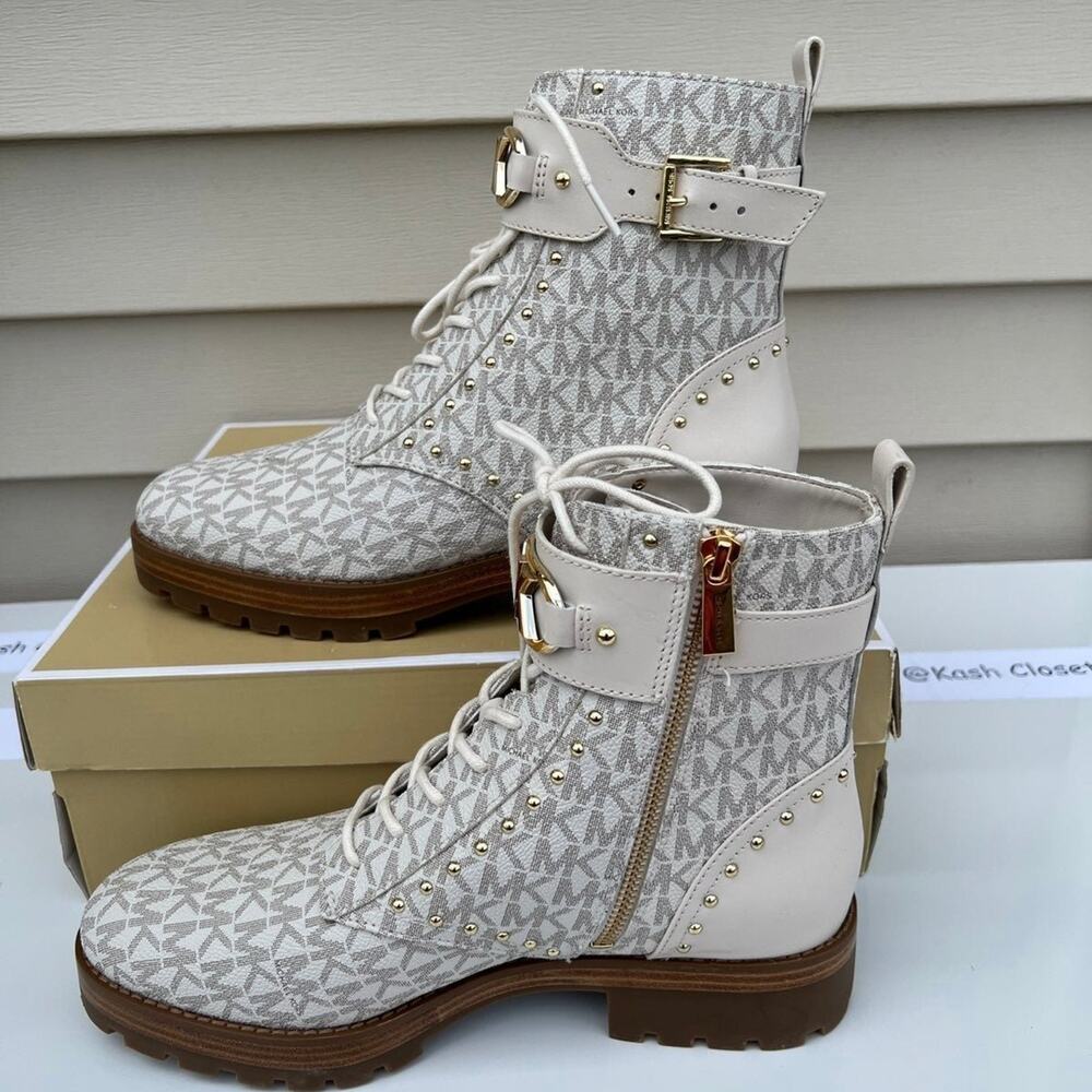 Michael kors Kincaid Lace up boots -Vanilla - Picture 6 of 12